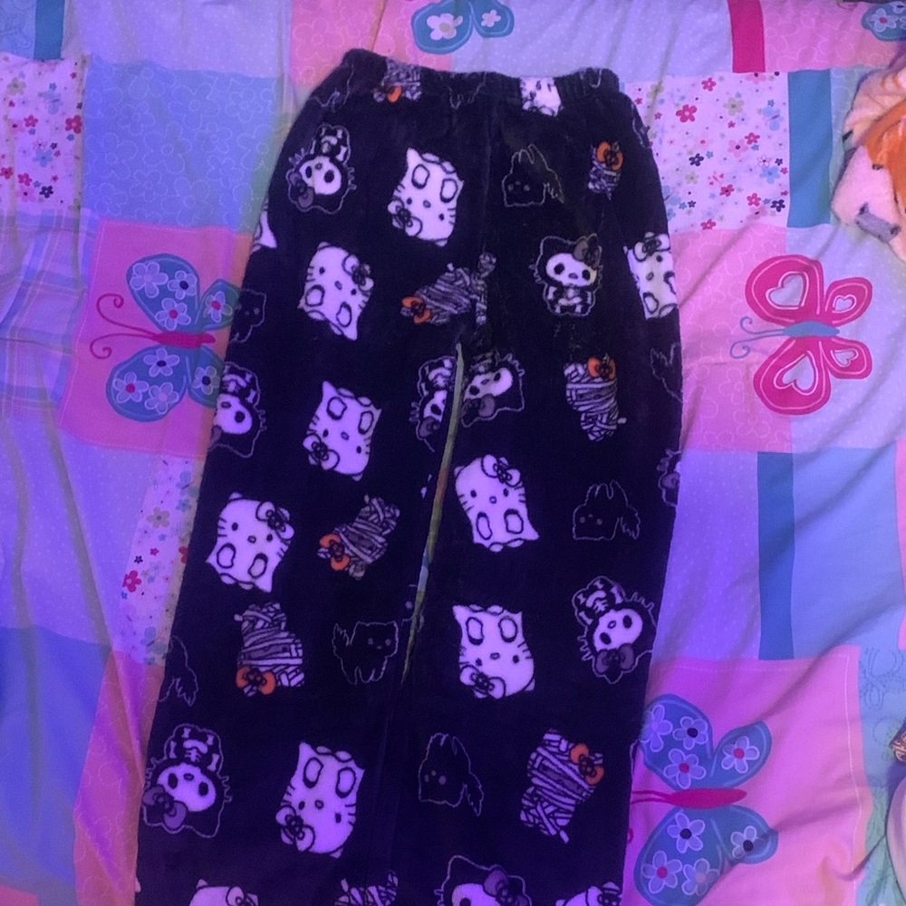 Black and White Halloween Pajama Pants